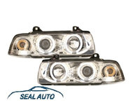 Set 2 faruri compatibil cu BMW E36 Lim. 7.92-3.98, 2 CCFL Angel Eyes