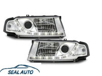 Set 2 faruri Dayline compatibil cu Skoda Octavia I 00-04, LED DRL Design