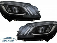 Set 2 faruri Full LED compatibil cu Mercedes S-Class W222 Maybach X222 Facelift AMG Design