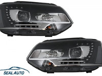 Set 2 faruri LED Dayline compatibil cu VW Transporter T5 (2010-2015) Xenon Look 1