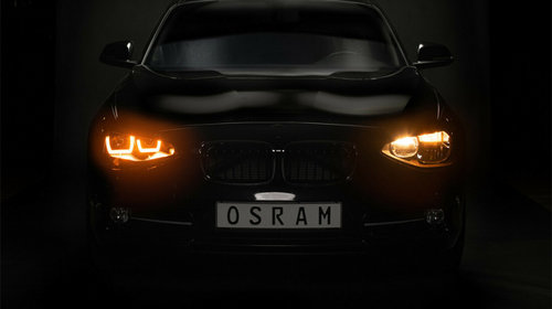 SET 2 FARURI LED PENTRU BMW 1 (F20.F21) (2011-2014) CROM LEDriving HALOGEN LEDHL103-CM OSRAM IS-12728
