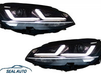 Set 2 faruri LEDriving Osram Full LED compatibil cu VW Golf 7 (2012-2017) Crom pentru Faruri Xenon si Pozitie Halogen