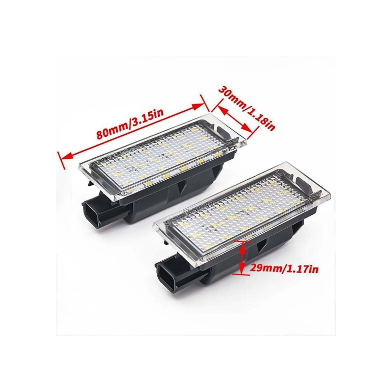 Set 2 lampi LED numar compatibila DACIA 