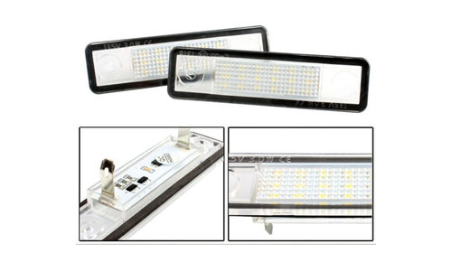 Set 2 lampi LED numar compatibila Opel Cod: 71002