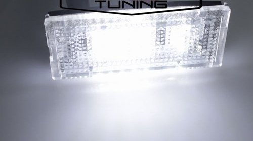 Set 2 lampi numar led canbus dedicate BMW E46