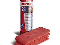 Set 2 lavete microfibre exterior SONAX 40x40cm