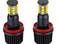 Set 2 Led Marker H8 144W Can Bus cu Leduri Cree