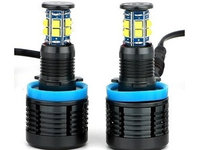 Set 2 Led Marker H8 96W Can Bus cu Leduri Cree