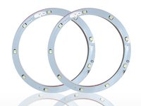 Set 2 leduri auto Angel Eyes LED EVO Formance 12cm culoare alba