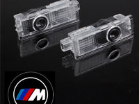 Set 2 Logo Portiere BMW ///M X3, X4, X5, X6, SERIA 3(F30), 4(F32) - BTSL-002006