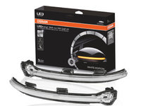 SET 2 MODULE SEMNALIZARE DINAMICA LED (ALB) PENTRU OGLINZI VW GOLF VII (2012-2019). TOURAN II (2015-) OSRAM LEDDMI 5G0 WT S OSRAM