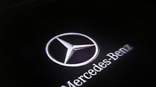 Set 2 proiectoare portiere LED Mercedes Benz dedicate 2009-prezent