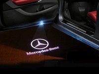 Set 2 proiectoare portiere LED Mercedes Benz dedicate 2009-prezent