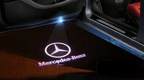 Set 2 proiectoare portiere LED Mercedes Benz 