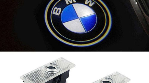 Set 2 X lampi led portiera cu proiector BMW L