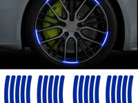 Set 20 bucati Elemente Reflectorizante "Wheel Arch" pentru autoturisme, biciclete, motociclete, atv-uri, scutere AVX-WA-BLU