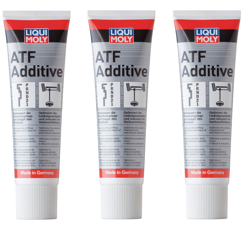 Set 3 Buc Liqui Moly ATF Additive Aditiv Ulei Pentru Cutie De Viteza Automata Si Servodirectie 250ML 5135