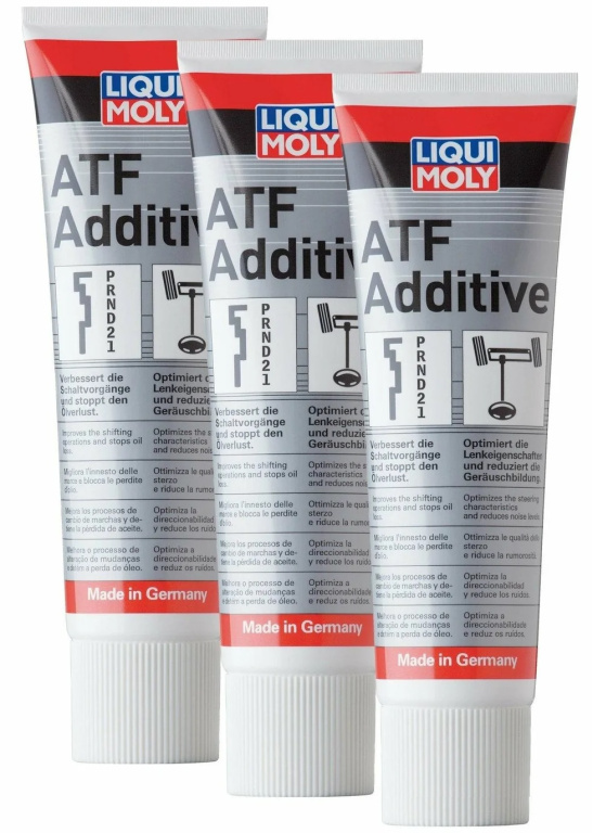 Set 3 Buc Liqui Moly ATF Additive Aditiv Ulei Pentru Cutie De Viteza Automata Si Servodirectie 250ML 5135