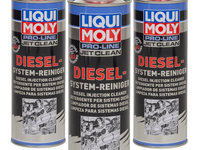 Set 3 Buc Liqui Moly Pro-Line Jet Clean Aditiv Curatat Sistem Injectie Diesel 500ML 5154