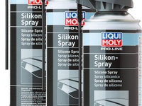 Set 3 Buc Liqui Moly Pro-Line Spray Silicon Trapa / Panoramic 400ML 7389