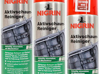 Set 3 Buc Nigrin Spray Curatat Interior Spuma Activa 500ML 74188