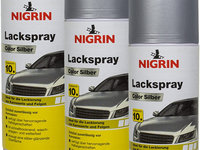 Set 3 Buc Nigrin Spray Vopsea Argintiu 400ML 74110