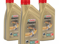 Set 3 Buc Ulei Motor Castrol Power 1 Racing 10W-50 4T 1L 14E94F