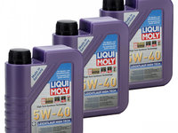 Set 3 Buc Ulei Motor Liqui Moly Leichtlauf High Tech 5W-40 1L 2327