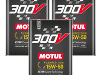 Set 3 Buc Ulei Motor Motul 300V Competition Ester Core® Technology 15W-50 5L 110861