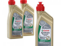 Set 3 Buc Ulei Transmisie Manuala Castrol Syntrans Transaxle 75W-90 1L