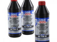 Set 3 Buc Ulei Transmisie Manuala Liqui Moly GL-5 SAE 75W-90 1L 2183