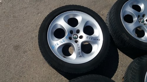 Set 368 - Jante aliaj Alfa Romeo 147, R17, 5 X 98, cod ALF-4A-5