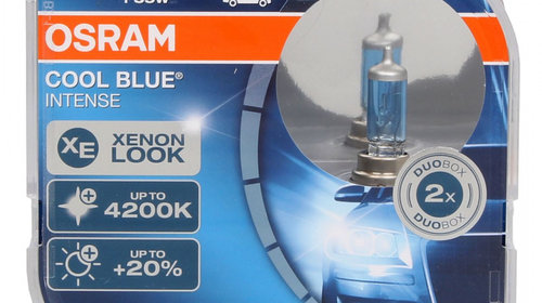 Set 4 Buc Bec Osram H8 12V 35W PGJ19-1 Cool Blue Intense Xenon Look 4200K +20% 64212CBI-HCB