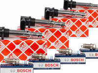 Set 4 Buc Bobina De Inductie Febi + Set 4 Buc Bujie Bosch Volkswagen Golf 5 2005-2009 4 X 22038 + 4 X 0 242 240 665 SAN2208