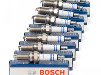 Set 4 Buc Bujie Bosch 0 242 040 502 + Set 4 Buc Bujie Bosch Alfa Romeo 146 930 1995-2001 0 242 235 666