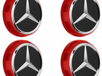 Set 4 Buc Capac Janta Oe Mercedes-Benz Amg Rosu A00040009003594