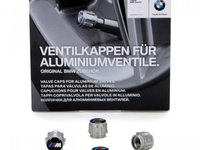 Set 4 Buc Capacele Ventil Aluminiu Oe Bmw M 36122447402