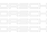 Set 4 Buc Sticker Etrier Porsche Alb SM-MPOR1