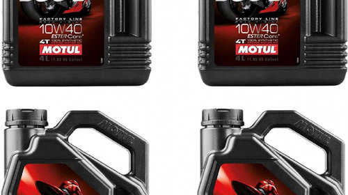 Set 4 Buc Ulei Motor Motul 300V Factory Line 