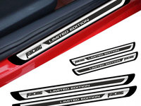 Set 4 bucati Protectii Praguri din autocolant Crom - Racing Limited Edition AVX-PRRLE1