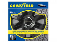 Set 4 Capace Jante Flexo Goodyear Negru 15&quot; 75511