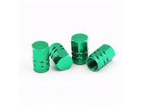 Set 4 capace valva din metal diverse culori Cod: R500 - Verde