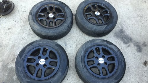 Set 4 Jante Aliaj + Anvelope Ford Ka Fiesta I