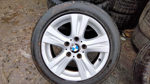 Set 4 Jante aliaj originale style 222 16'' R16 7JX16 ET44 BMW Z3 Z4 + anvelope 205/55RF16 stare buna