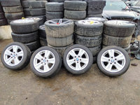 Set 4 Jante aliaj originale style 222 16'' R16 7JX16 ET44 BMW Z3 Z4 + anvelope 205/55RF16 stare buna