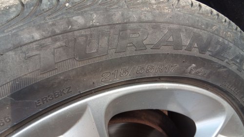 Set 4 jante aliaj R17" cu cauciucuri Peugeot 407