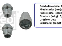 Set 4 piulite antifurt cu cheie speciala pentru Nissan , Suzuki (in descriere)---FEBI / SWAG Germania