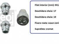 Set 4 piulite antifurt cu cheie speciala pentru FORD , Hyundai 2000-2016 ( in descriere)--- FEBI-Germania