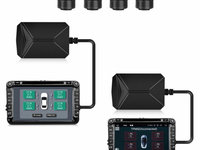 Set 4 senzori TPMS pentru monitorizarea presiunii in pneuri compatibili cu navigatiile cu android