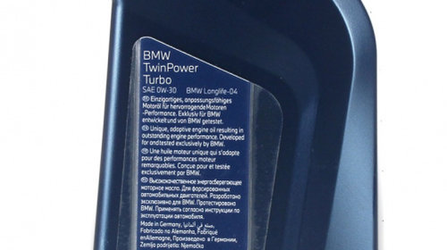 Set 5 Buc Ulei Motor Oe Bmw Twin Power Turbo Longlife-04 0W-30 1L 83212465854